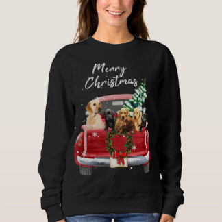 Sudadera Familia recuperadora de Labrador Navidades de cami