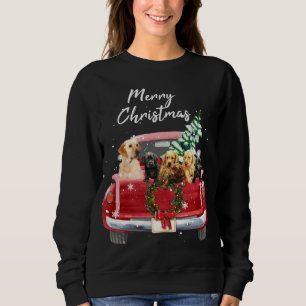 Sudadera Familia recuperadora de Labrador Navidades de cami