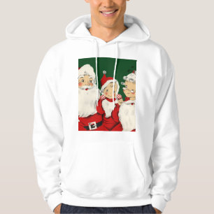Sudadera Familia Retro Santa de Mitad de Siglo – Kitsch Cla