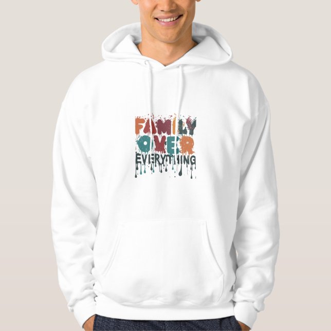 Sudadera Familia sobre todo hogar (Anverso)