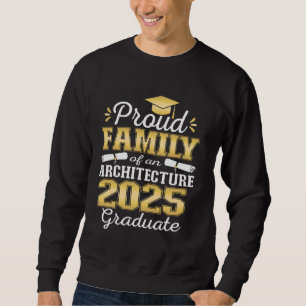 Sudadera Familia Super Orgullosa de 2025 Graduado de Arquit