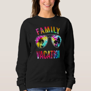 Sudadera Familia Vacacional Verano Gafas De Sol Tye Familia