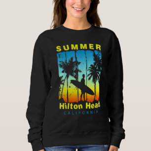 Sudadera Familia Vacaciones California Hilton Head Sunset B