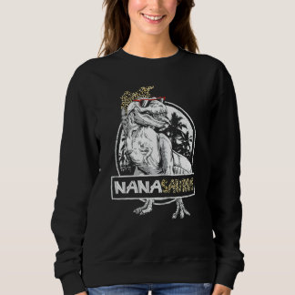 Sudadera Familias Rex De Dinosaurio De Las Abuelas De Nanas