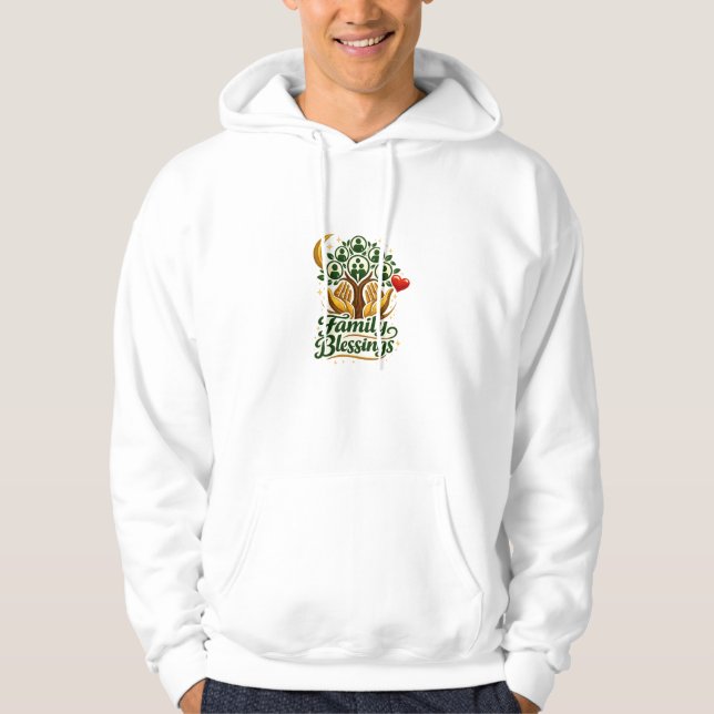 Sudadera Family Blessings Tree – Spiritual Love Design (Anverso)