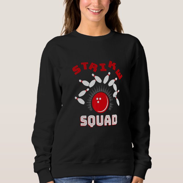 Sudadera Family Bowling Gutter Rollin' Bowlers Squad Strike (Anverso)