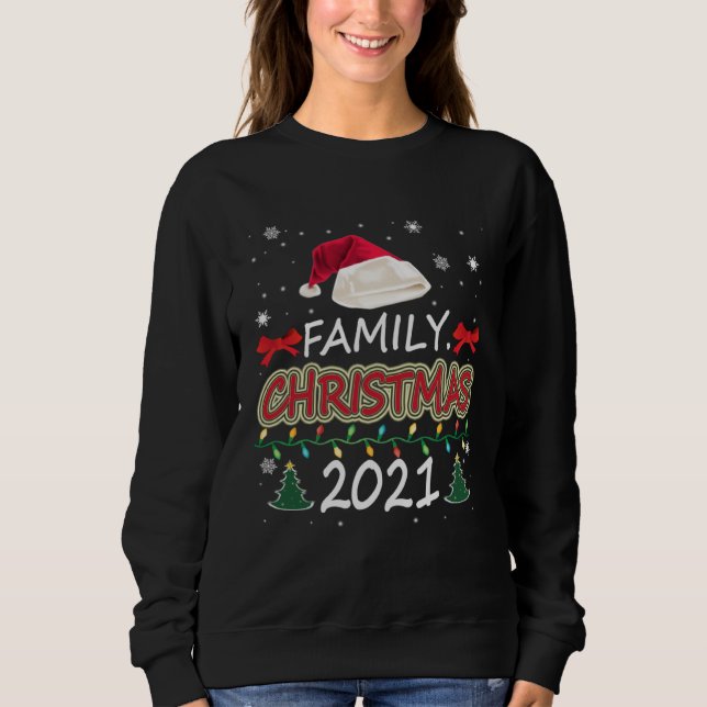 Sudadera Family Christmas 2021 Matching Family Squad Santa (Anverso)