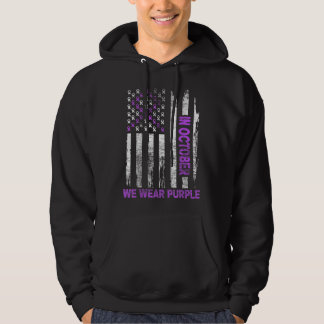 Sudadera Family Domestic Violence Awareness Purple Ribbon