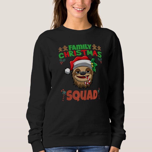 Sudadera Family Matching Christmas Squad X-Mas Holidays Pre (Anverso)