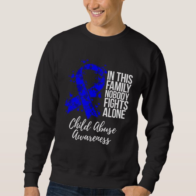 Sudadera Family Support Child Abuse Awareness (Anverso)