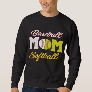 Sudadera Famosa madre del béisbol de Softball para mujeres