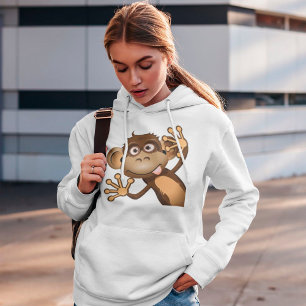 Sudadera Famosa mujer de mono Hoodie