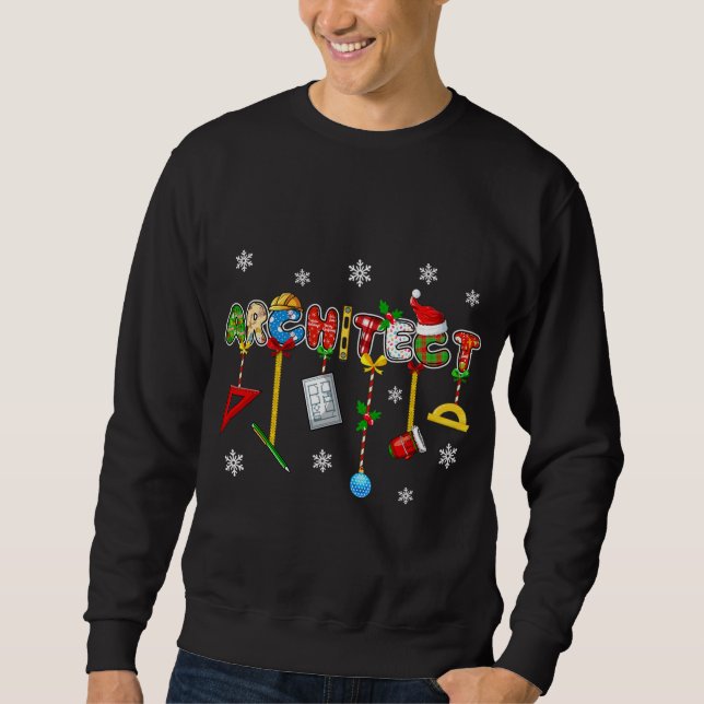 Sudadera Famoso arquitecto Navidades Holiday Pajamas Xmas G (Anverso)