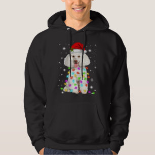 Sudadera Famoso canalla francés de perro de Santa Hat Navid