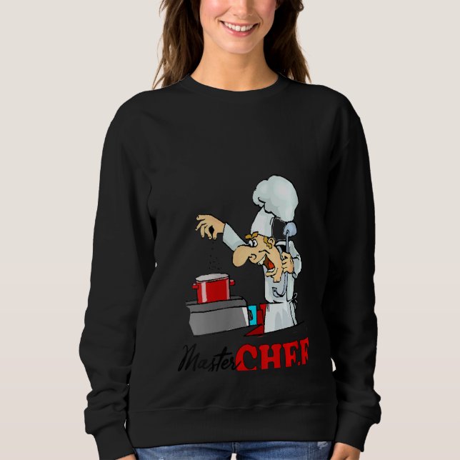 Sudadera Famoso chef maestro de cocina genético cute de coc (Anverso)
