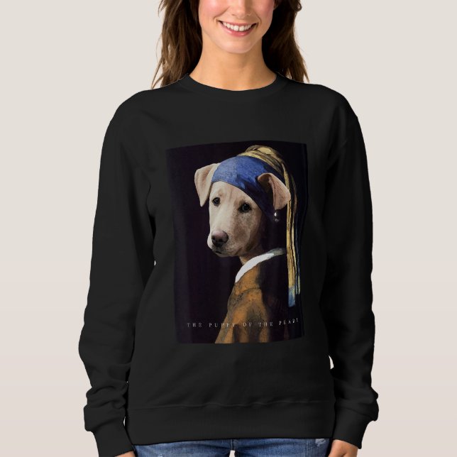 Sudadera Famoso Chica De Pintado Con Perla Con C (Anverso)