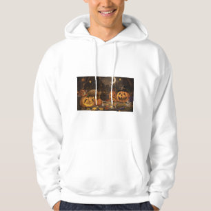 Sudadera Famoso Jack-o'-Lantern Halloween Pullover Hoodie.