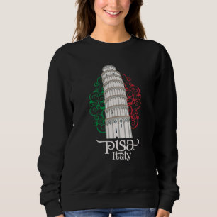 Sudadera Famoso Monumento Italiano Torre Inclinada de Pisa