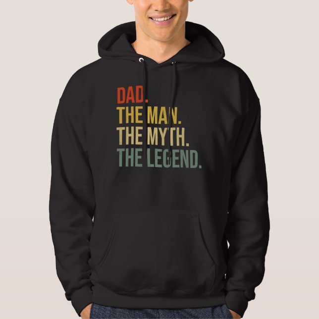 Sudadera Famoso Padre Día Padre El Hombre El Mito El (Anverso)