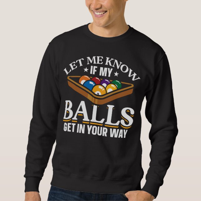 Sudadera Famosos Jugadores De Billiards Con Citas De Billar (Anverso)