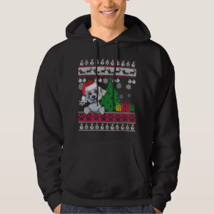 Sudadera Famosos Navidades de Bichon Frise Amor Perro Feo D