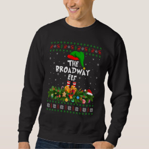 Sudadera Famosos Navidades de Broadway Elf de la familia