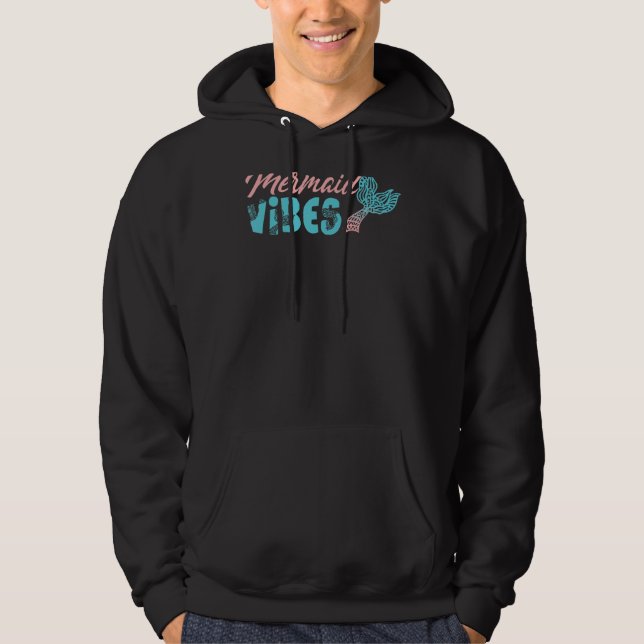 Sudadera Famosos Vibes De Sirenas, Escuadrón De Cumpleaños  (Anverso)