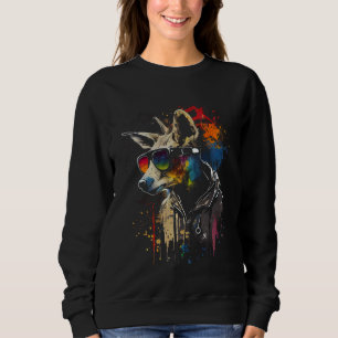 Sudadera fan de la música DJ kangaroo fiesta equipo de fies