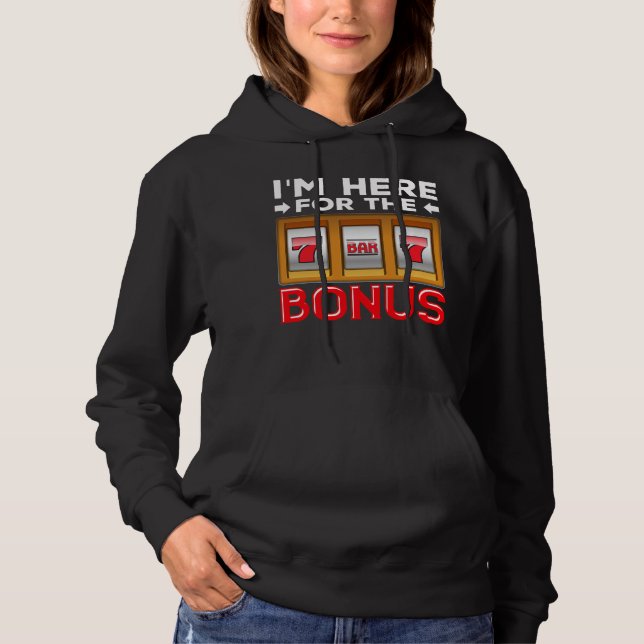 Sudadera Fan del Casino Gracioso de Slot Machine Gambling (Anverso)
