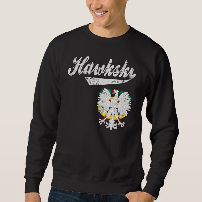 Sudadera Fan polaca de Hawkski Chicago (Anverso)