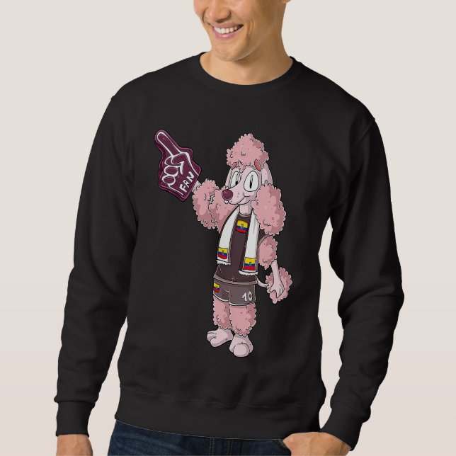 Sudadera Fan Poodle Ecuador (Anverso)