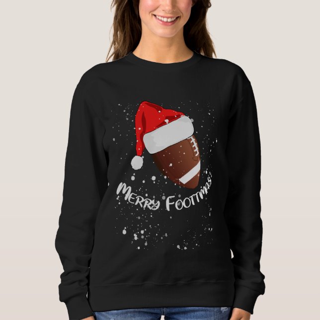 Sudadera Fanático Americano Rugby Mamá Y Papá Base De Cerez (Anverso)