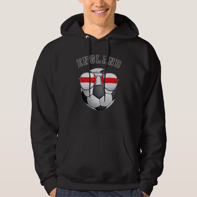 Sudadera Fanático de fútbol de Inglaterra Sunglass (Anverso)