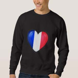 Sudadera Fanático de la bandera de Francia para los hombres