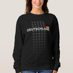 Sudadera Fanático de la Deutschland Soccer: Bandera alemana