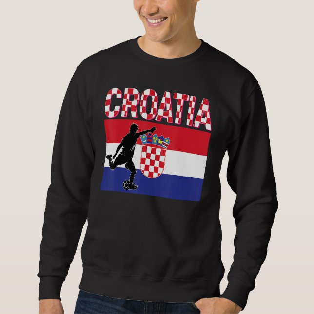 Sudadera Fanático de la selección nacional de Croacia (Anverso)
