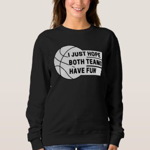 Sudadera Fanáticos del deporte en el día del juego Espero q