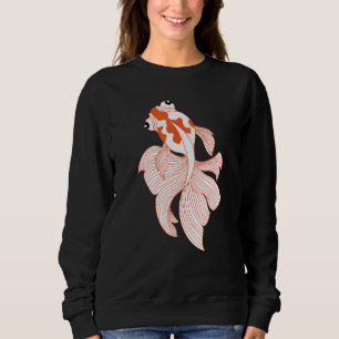 Sudadera Fancy Red White Calico Ryukin Fantail Vei