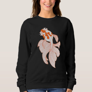Sudadera Fancy Red White Calico Ryukin Fantail Vei