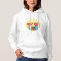 Fangirl Fandom Crazy Gritando Emoji Hoodie