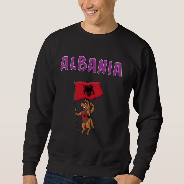 Sudadera Fans de Albania (Anverso)
