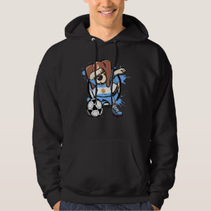 Sudadera Fans de Fútbol de Argentina Dabbing Beagle Dog Jer