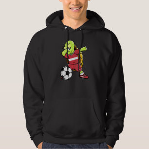 Sudadera Fans de Letonia de fútbol de Tortuga Dabbing Latvi