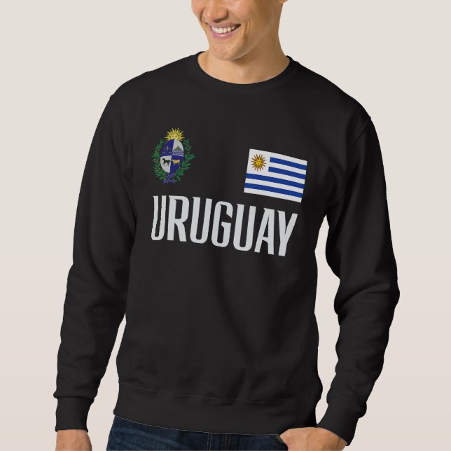 Sudadera Fans Uruguayos De Bandera De Uruguay (Anverso)