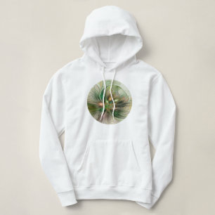 Sudadera Fantasía abstracta moderna y colorida Flor fractal