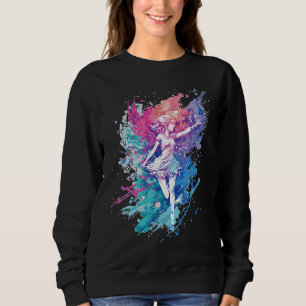 Sudadera Fantasía de acuarela Hada Grunge Pastel Góthico Ma