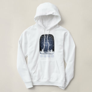 Sudadera Fantasía de hadas de vacaciones de invierno y bos