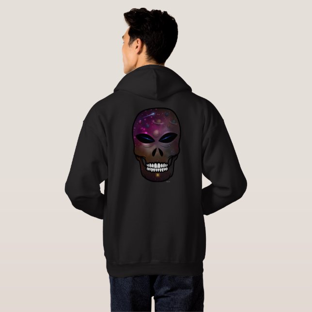 Sudadera Fantasía de los hombres de Alien Skull (Reverso completo)