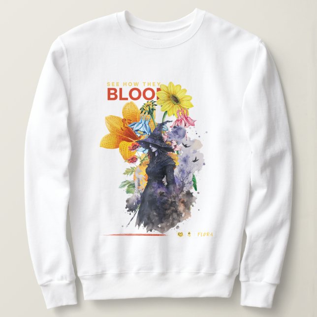 Sudadera Fantasía moderna y elegante ilustracion Y2k Wich B (Anverso del diseño)