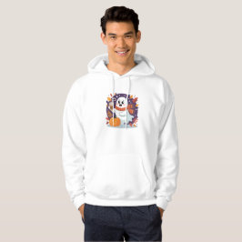 Sudadera Fantasma Acogedor con Latte de Calabaza – Otoño Ha